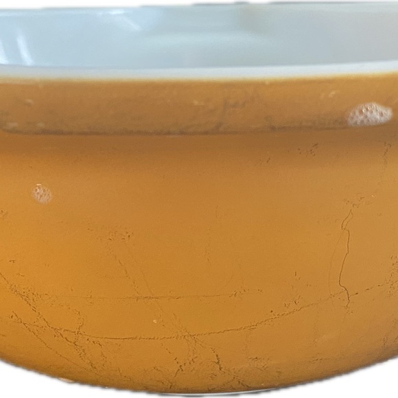 Floral Patterned Tan Bowl - Picture 6 of 9